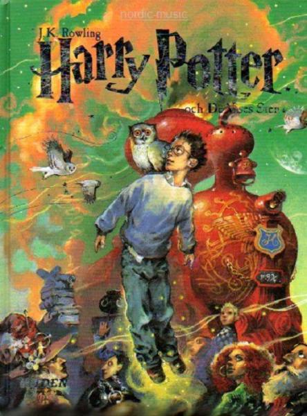 Harry Potter book Swedish - och de vises sten - 2017